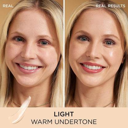 IT Cosmetics CC+ Nude Glow Lightweight Foundation + Glow Serum with SPF 40 - With Niacinamide, Hyaluronic Acid & Green Tea Extract - Light - 1.08 fl oz 🍁 All In One Marketplace Canada