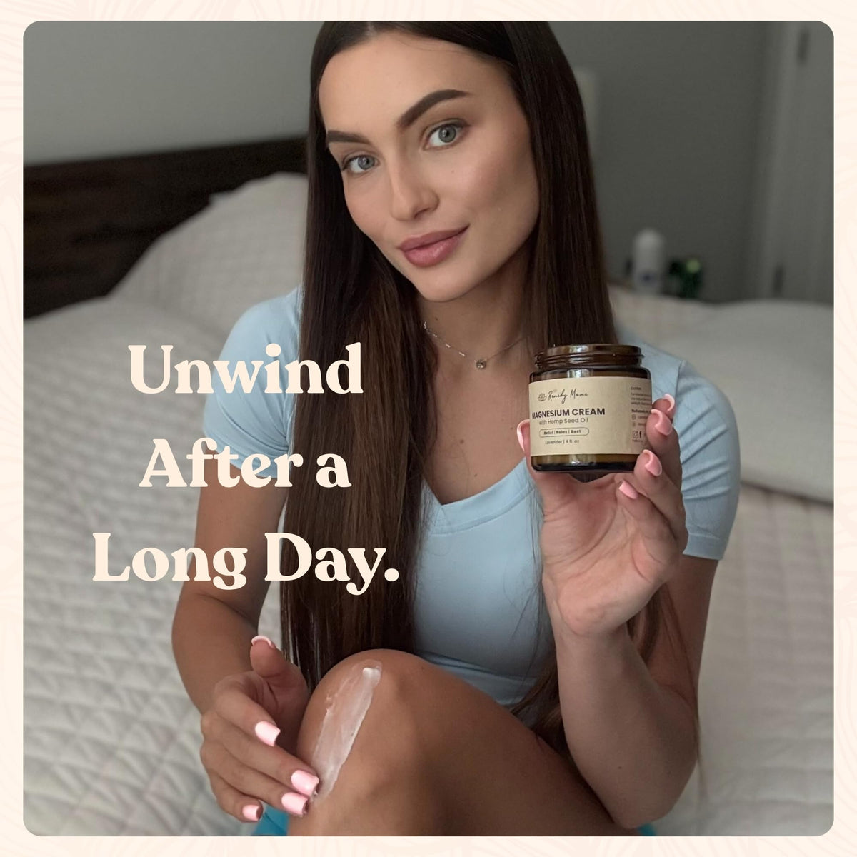 Remedy Mama Magnesium Cream for Daily Comfort – with Hemp Seed Oil, Jojoba Oil, Mango & Shea Butter – Magnesium Oil Spray Alternative – Natural, Gentle & Skin-Friendly – Lavender – 4oz Glass Jar – Made in Canada 🍁 All In One Marketplace Canada