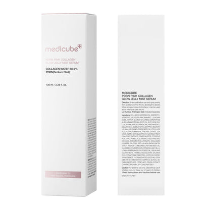 medicube Pink PDRN Collagen Glow Jelly Mist Serum | Dual-Texture Mist Serum with Niacinamide, Glutathione, Ceramide & Hyaluronic Acid | Lightweight for Deep Hydration, Radiance & Plump-Looking Skin 🍁 All In One Marketplace Canada