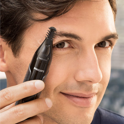 Philips Nose Trimmer Series 3000, Nose, Ear & Eyebrow Trimmer with Protective Guard System & Travel Pouch, NT3650/26 🍁 All In One Marketplace Canada