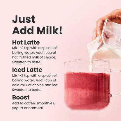 Blume Superfoods Latte - Beetroot Powder, Energy Boosting, Organic Beet Powder, Clove, Cinnamon, Ginger - Vegan, Gluten-Free - 25 Servings -Canadian Brand - As Seen on Dragons' Den 🍁 All In One Marketplace Canada