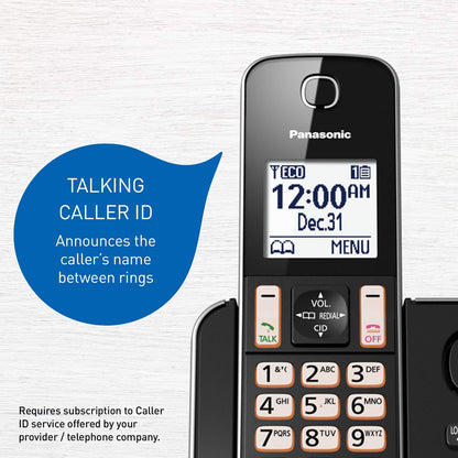 Panasonic DECT 6.0 Expandable Cordless Phone with Answering Machine and Call Block - 3 Cordless Handsets - KX-TGD393CB (Black) 🍁 All In One Marketplace Canada
