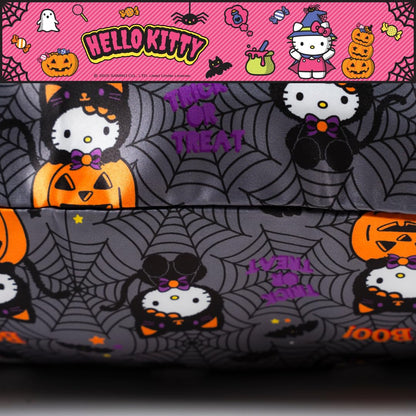Sanrio Hello Kitty Skeleton Halloween Beauty Silky Satin Standard Reversible Pillowcase Cover 20x30 for Hair and Skin, (Officially Licensed Product) by Franco Collectibles