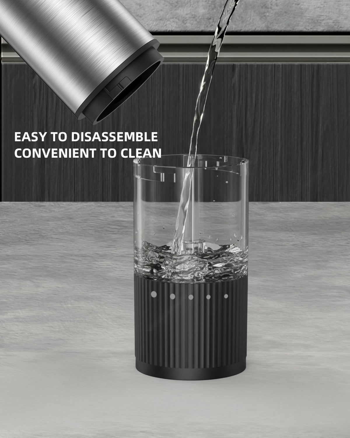 Salt and Pepper Grinder Set, Automatic Salt and Pepper Grinder, USB-C Rechargeable with 5 Adjustable Coarseness, One Hand Operation 🍁 All In One Marketplace Canada