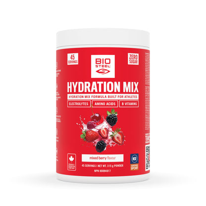 BioSteel Hydration Mix, Great Tasting with Zero Sugar, and No Artificial Flavours or Preservatives, Mixed Berry, 45 Servings per Container 🍁 All In One Marketplace Canada