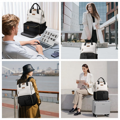 Maelstrom 15.6-17.3" Laptop Backpack with Lunch Box, Work Bag for Women Men 🍁 All In One Marketplace Canada
