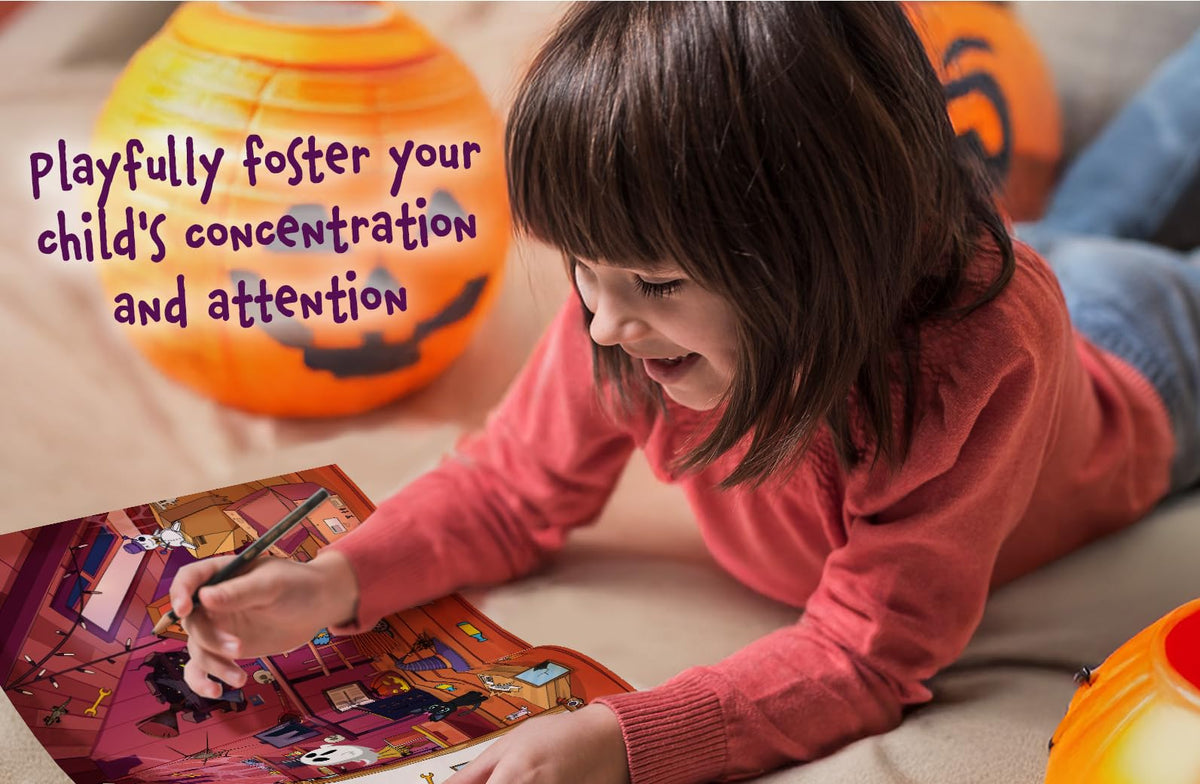 I Spy Halloween in the Spooky Mansion: Spot Pumpkins, Candy, Friendly Monsters & More! A Cute Halloween Gift for Toddlers