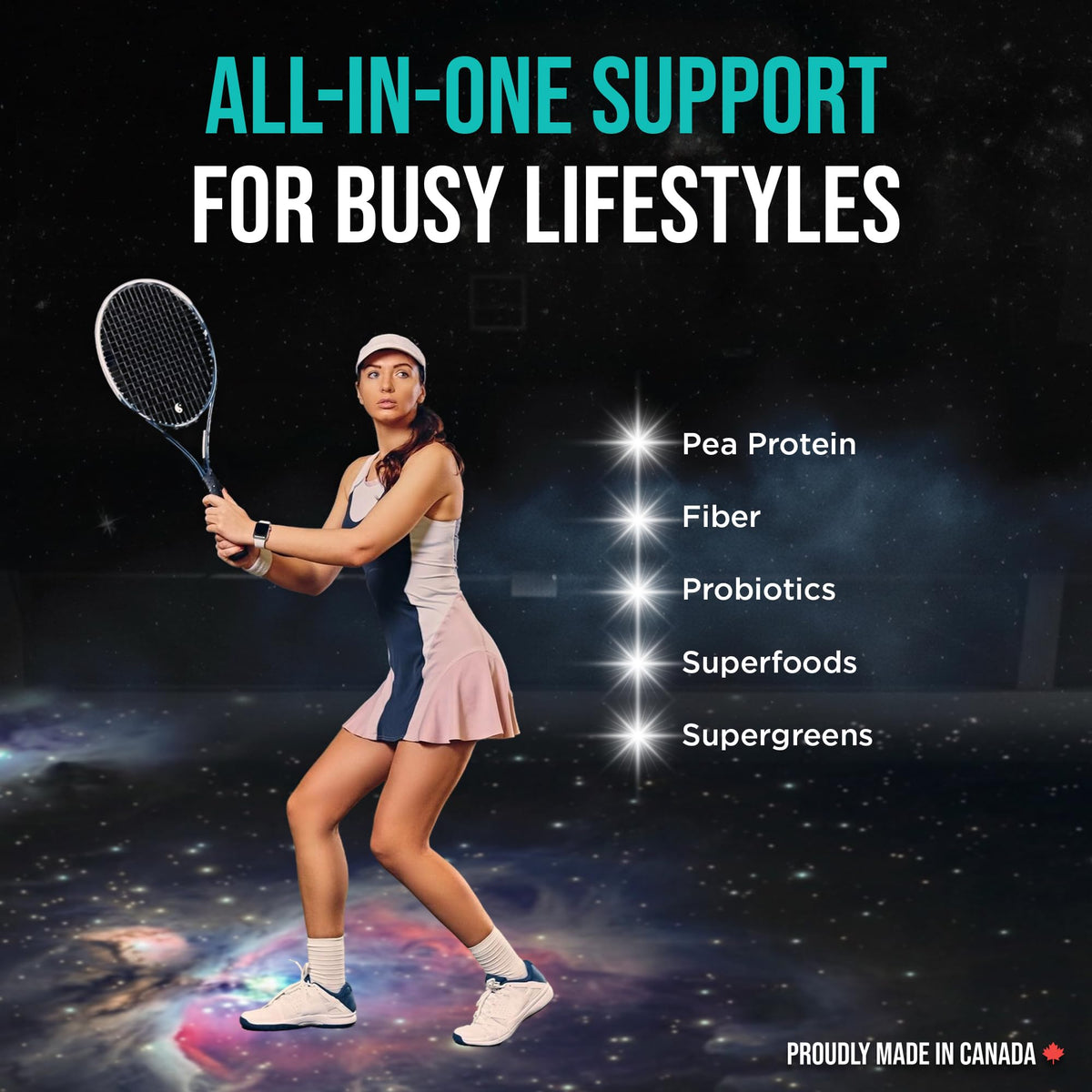 Vega Premium All-in-One Nutrition Protein Powder – 20g Plant-Based Vegan Protein, Vitamins & Probiotics, Coconut Almond, 834g (20 Servings) 🍁 All In One Marketplace Canada