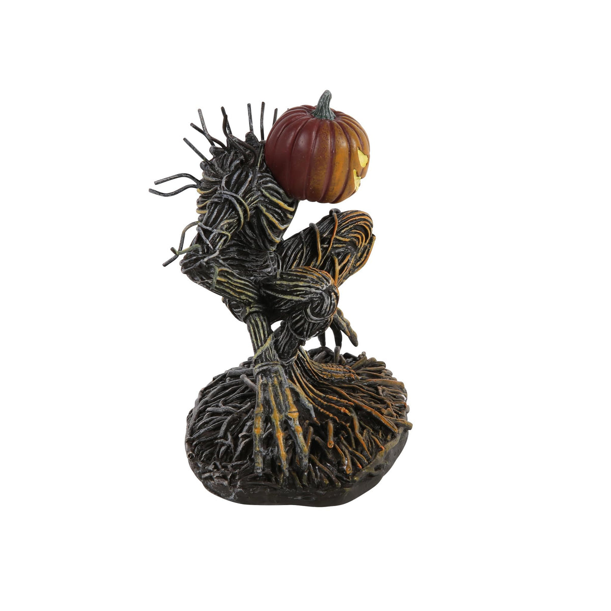 Department 56 Village Collection Accessories Halloween Scarecrow Grapevine of Wrath Figurine, 3.86 Inch, Multicolor