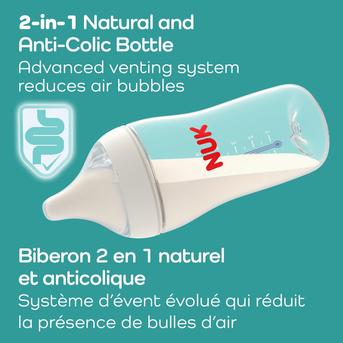 NUK Perfect Match Slow Flow Bottle, 5 oz (150 mL), 3 Pack 🍁 All In One Marketplace Canada