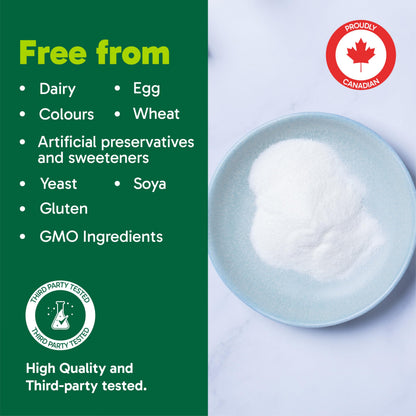 Organika Canadian-Made Inositol (Myo-Inositol)- Cellular Response, Mood Balance, Insulin Support- 500g 🍁 All In One Marketplace Canada