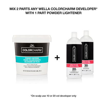 COLORCHARM Powder Hair Lightener| Up to 7 Levels of Lift | Dust Free| 1lb 🍁 All In One Marketplace Canada