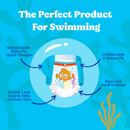 HUGGIES Disposable Swim Diapers - Size 3 Small, Huggies Little Swimmers, 40 ct 🍁 All In One Marketplace Canada