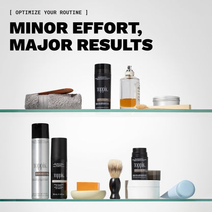 TOPPIK Hair Building Fibers, 27.5 g, Fill In Fine or Thinning Hair, Instantly Thicker Looking, Multiple Shades for Men & Women 🍁 All In One Marketplace Canada