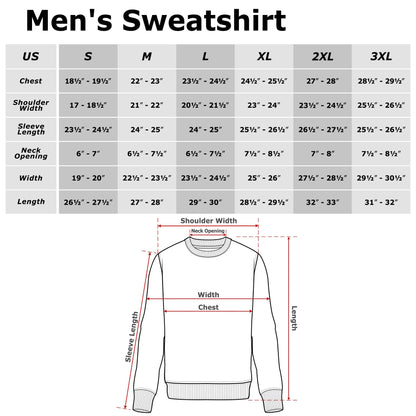 STAR WARS Men's The Last Jedi Happy Halloween PORG Logo Sweatshirt, Charcoal Heather, Large