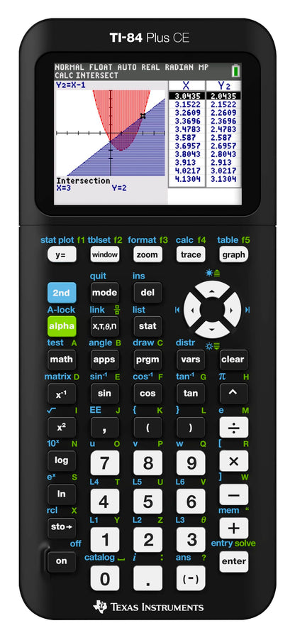 Texas Instruments TI-84 Plus CE Color Graphing Calculator, Black 7.5 Inch 🍁 All In One Marketplace Canada