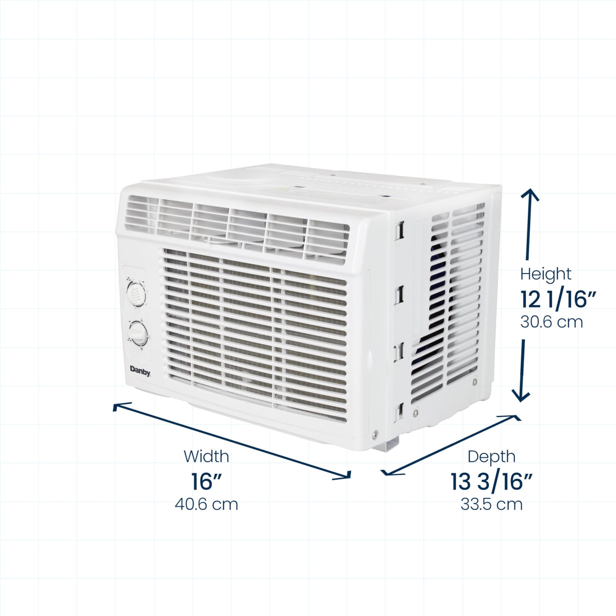 Danby DAC050MB1WDB 5,000 BTU Window Air Conditioner, 2 Cooling and Fan Settings, Easy to Use Mechanical Rotary Controls, Ideal for Rooms Up to 150 Square Feet 🍁 All In One Marketplace Canada