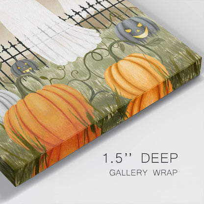 Renditions Gallery Modern Canvas Wall Art Pictures for Office Decorations Halloween Hunted Pumpkin Patch Premium Wall Hanging Wooden Artwork for Livingroom Kitchen Paintings - 16"X16" LT508