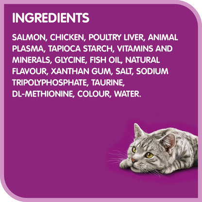 WHISKAS Perfect PORTIONS Kitten Wet Cat Food, Salmon Flavour, 75g 🍁 All In One Marketplace Canada