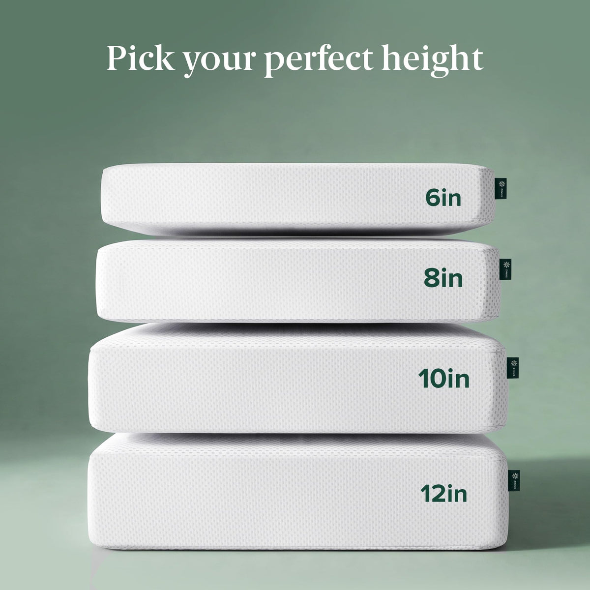 Zinus Twin Mattress - 6 Inch Green Tea Cooling Gel Memory Foam Mattress, Pressure Relief, for Cool Sleep, CertiPUR-US Certified Foam, Mattress in a Box, 10-Year Warranty, Twin Size 🍁 All In One Marketplace Canada
