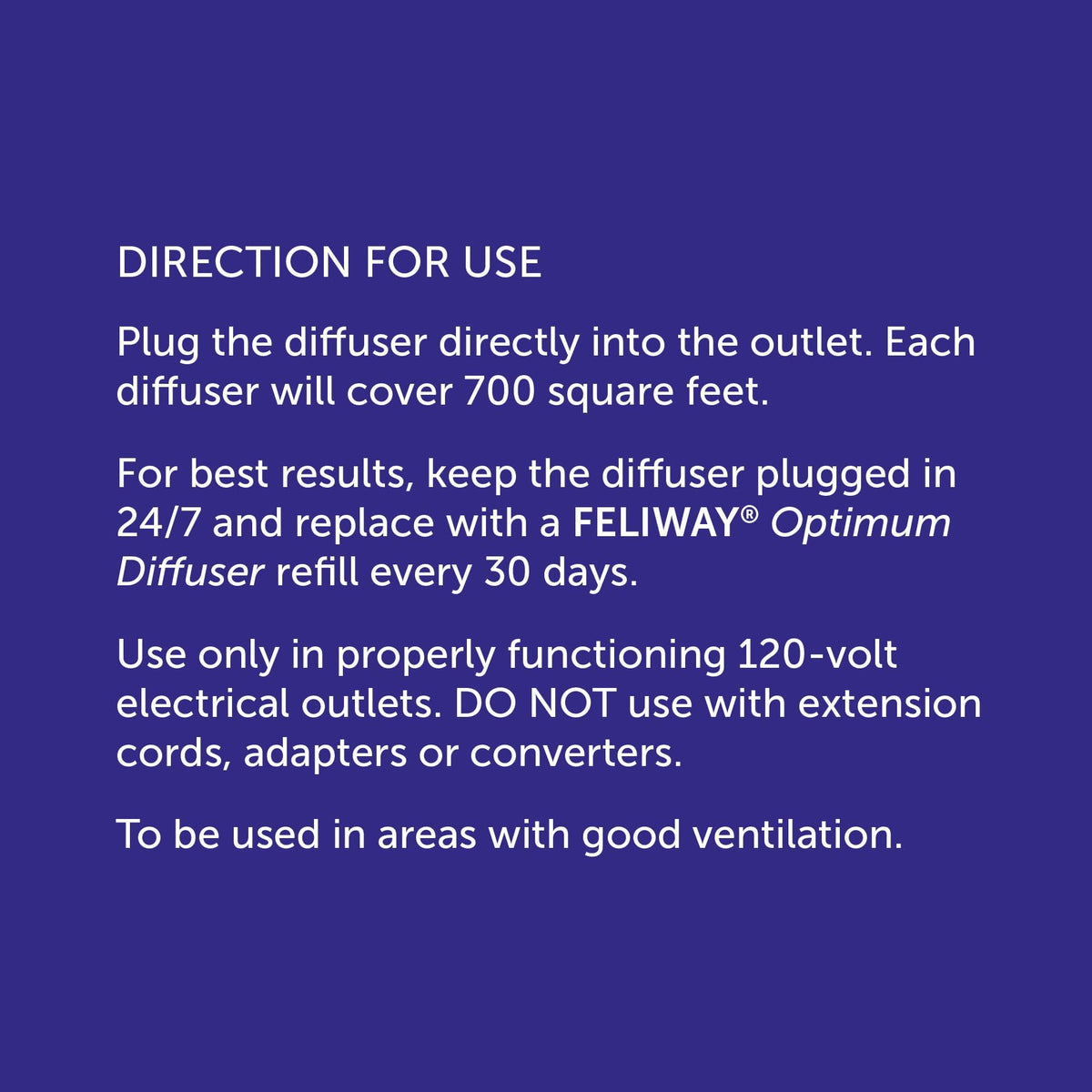 FELIWAY Optimum Diffuser Refill, Promotes Calmness AND Harmony in Cats & Kittens, VHP Registered NN.P5V2, includes 1 Refill, Lasts 30 Days, Cat Calming Pheromones, 48ml 🍁 All In One Marketplace Canada