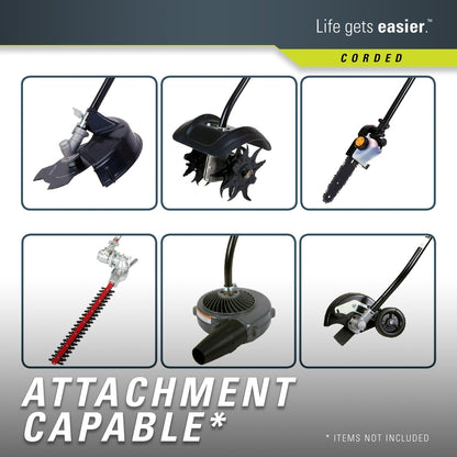 Greenworks 10 Amp 18″ Electric Corded String Trimmer – Powerful Lawn Edger & Grass Cutter with Easy Bump Feed, Lightweight & Attachment Capable Design for Yard, Driveway & Garden Maintenance 🍁 All In One Marketplace Canada