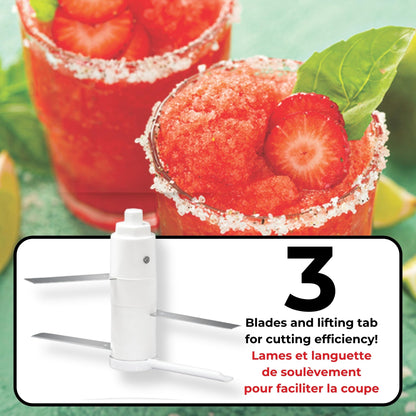 Starfrit Pull Chopper, Multi Purpose Manual Food Processor, 3 Blade System for a Faster Cut, From Large Chunks to Purée, Self-Retracting Cord, Fruits, Vegetables, Meats and Crushes Ice 🍁 All In One Marketplace Canada