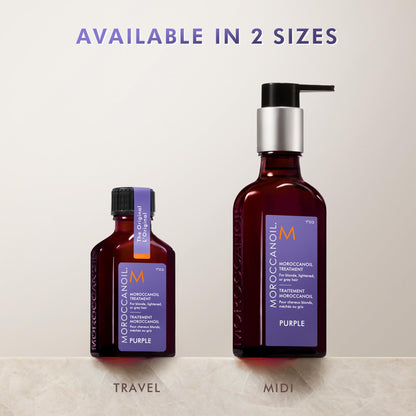 Moroccanoil Treatment Purple Hair Oil for Blonde Hair, 0.85 Fl. Oz. 🍁 All In One Marketplace Canada