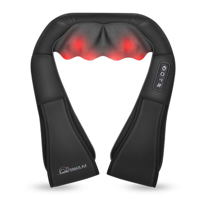 Snailax Shiatsu Neck Massager with Heat, 8 Kneading Nodes for Shoulders 🍁 All In One Marketplace Canada