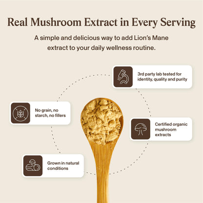 Real Mushrooms Lions Mane Capsules- Organic Mushroom Extract With Immunomodulating Properties Antioxidants - Vegan Supplement, 300 Capsules 🍁 All In One Marketplace Canada
