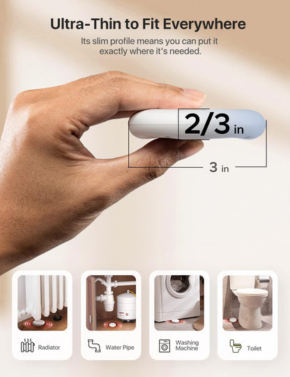 X-Sense Wi-Fi Water Leak Detector Kit, Smart Water Sensor Alarm with App Alerts and Ultra-Slim Design, Water Alarm Leak Detector for Basements, 4 Water Sensors and 1 Base Station, Model SWS0A41 🍁 All In One Marketplace Canada