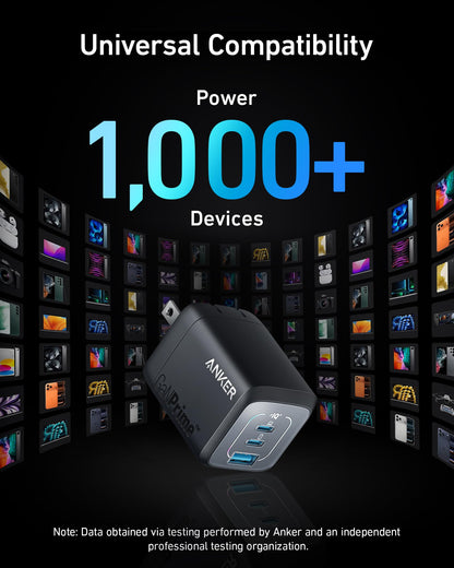 Anker Prime 67W USB C Charger, Anker GaN 3-Port Compact Fast PPS Wall Charger, for MacBook Pro/Air, Pixelbook, iPad Pro, iPhone 17/16/15/Pro, Galaxy S25/S24, Note20, Pixel, Apple Watch 🍁 All In One Marketplace Canada
