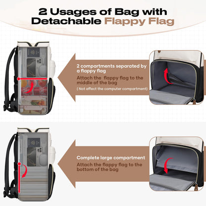 Maelstrom 15.6-17.3" Laptop Backpack with Lunch Box, Work Bag for Women Men 🍁 All In One Marketplace Canada