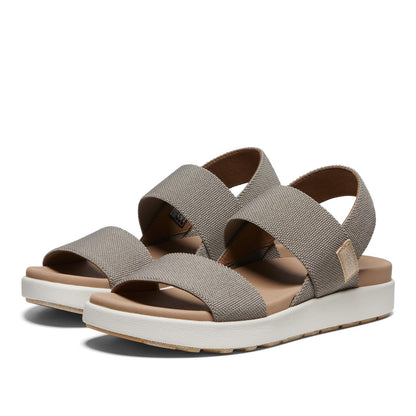 KEEN Women's Elle Backstrap Casual Platform Open Toe Wedge Sandals, Brindle/Birch, 8 🍁 All In One Marketplace Canada