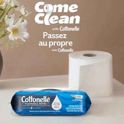 Cottonelle Toilet Paper, 24 Mega Rolls = 96 Regular Rolls, Ultra Clean, Strong Bathroom Tissue, 284 Sheets per Roll, Packaging May Vary 🍁 All In One Marketplace Canada