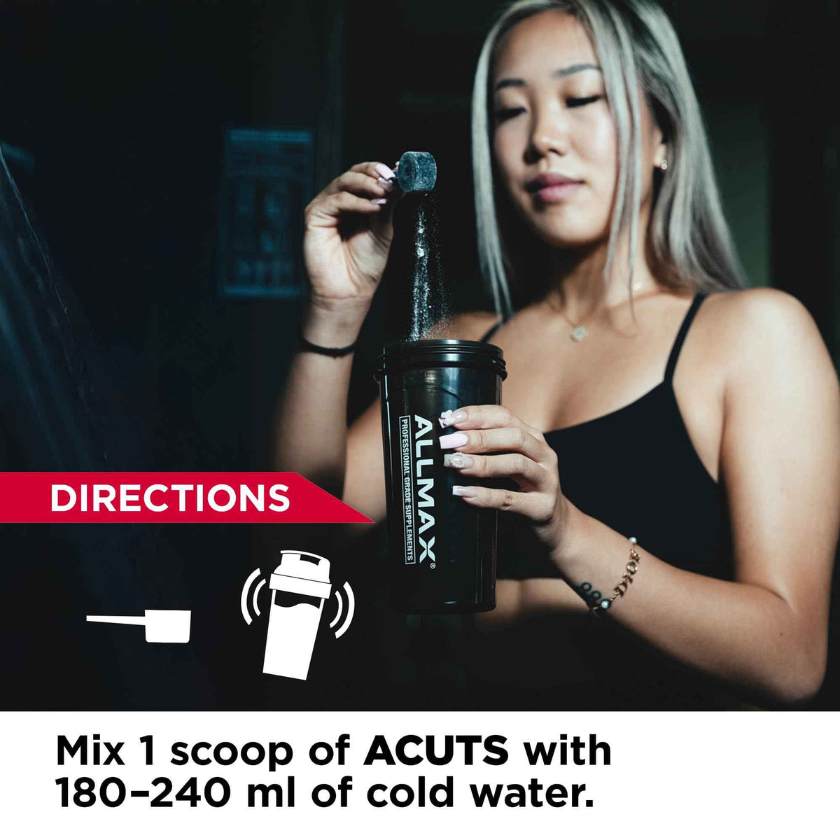 ALLMAX ACUTS Amino Energy Powder with Amino Acids Supplement, Watermelon, 36 Servings, Caffeine, Green Coffee Extract, 2000 mg Taurine, L-Carnitine, Sugar Free, Gluten & Dye Free, Amino Acid Drink 🍁 All In One Marketplace Canada
