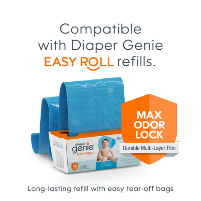 Diaper Genie Platinum Diaper Pail Gift Set, 2 Easy Roll Refills (48 Bags) 🍁 All In One Marketplace Canada