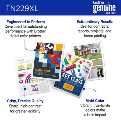 Brother Original TN229XLBK High-Yield Black Toner Cartridge, Higher Yield for Value, Toner Replacement cartridges, Toner for Brother Laser Printers HL-L3220CDW, HL-L3280CDW, MFC-L3720CDW, and More 🍁 All In One Marketplace Canada