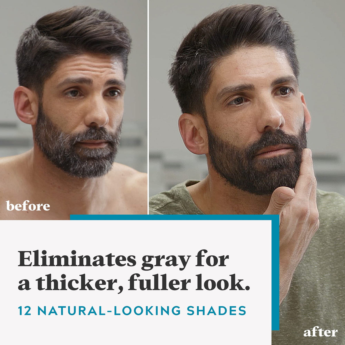Just For Men Mustache & Beard, Beard Dye for Men with Brush Included for Easy Application, With Biotin Aloe and Coconut Oil for Healthy Facial Hair, Medium-Dark Brown, M-40 (3 Count) 🍁 All In One Marketplace Canada