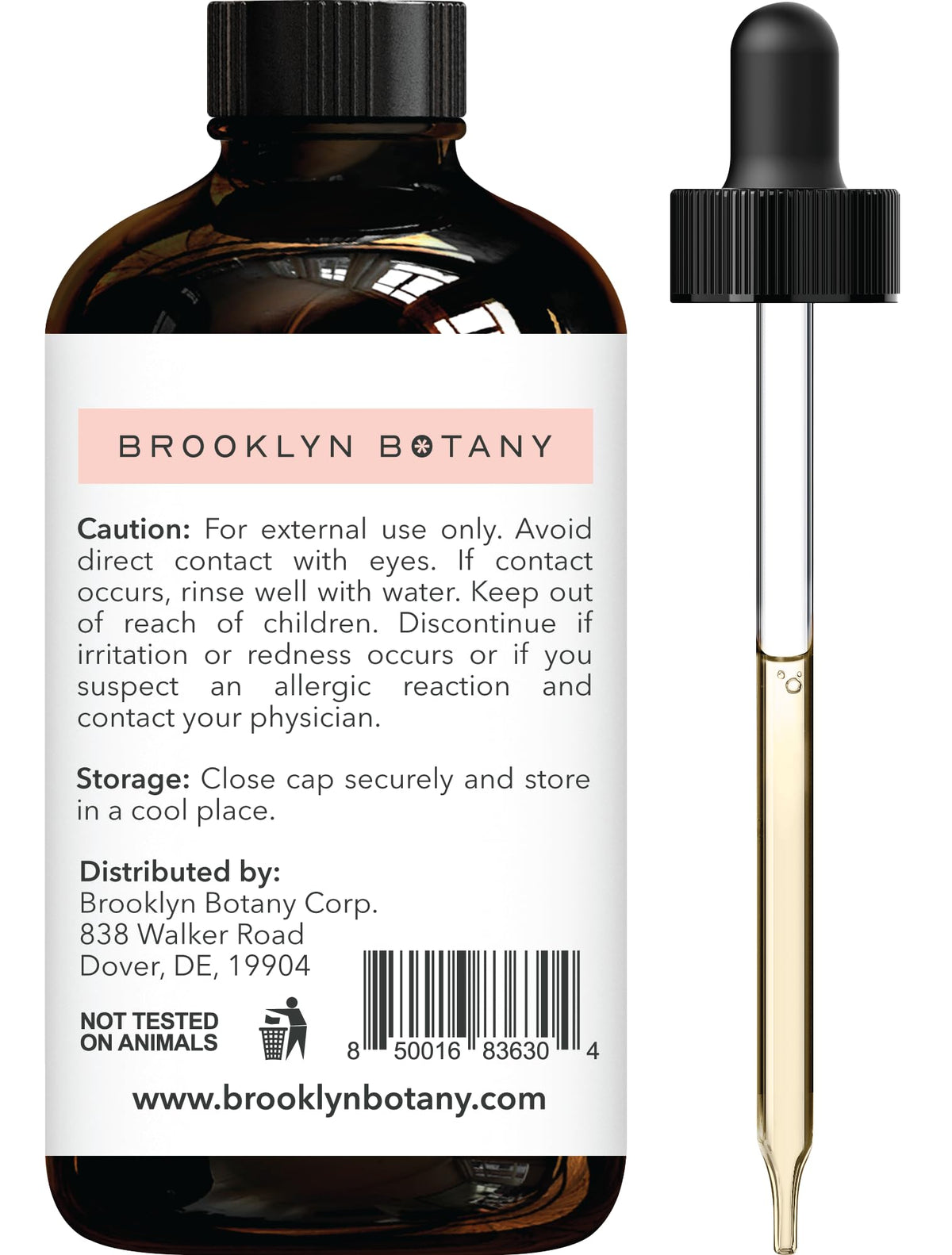Brooklyn Botany Lavender Essential Oil - Huge 118 ml - with Glass Dropper - for Aromatherapy and Diffuser 🍁 All In One Marketplace Canada
