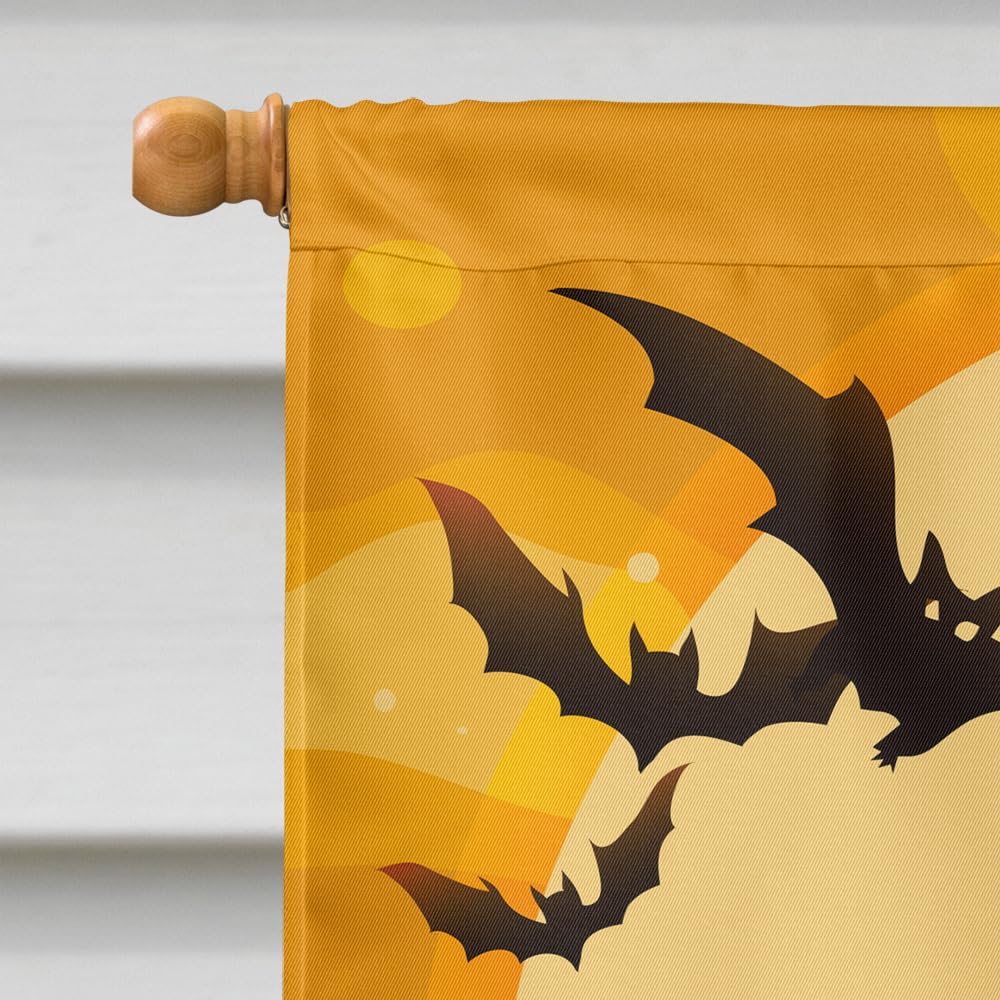 Caroline's Treasures BB4408CHF Halloween Chow Chow Red Canvas House Size Flag, Large, Multicolor