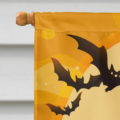 Caroline's Treasures BB4362CHF Halloween Old English Sheepdog Flag Canvas House Size, Large, Multicolor