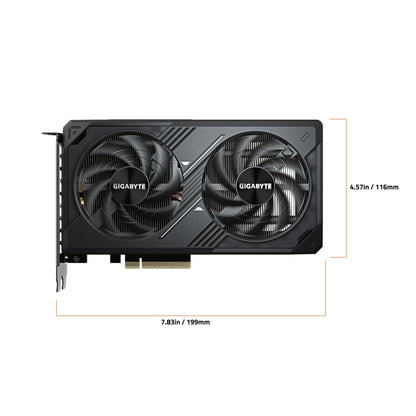 GIGABYTE GeForce RTX 5060 WINDFORCE OC 8G Graphics Card, 8GB 128-bit GDDR7, PCIe 5.0, WINDFORCE Cooling System, GV-N5060WF2OC-8GD Video Card 🍁 All In One Marketplace Canada
