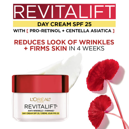 L'Oréal Paris SPF Moisturizer for Face with Pro-Retinol & Centella, Face Moisturizer Fights the Look of Wrinkles, Moisturizer to Firm Skin & Target the Signs of Aging, Revitalift, 50ml 🍁 All In One Marketplace Canada