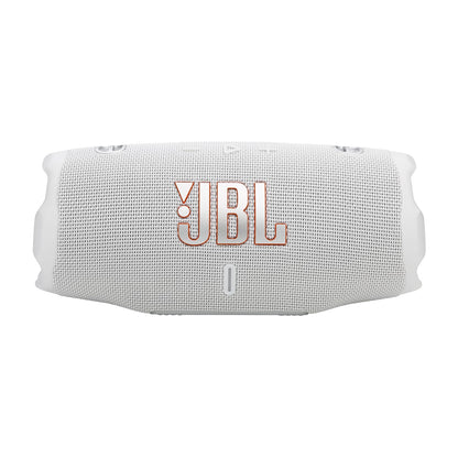 JBL Charge 6 - Portable Waterproof & Drop-Proof Bluetooth Speaker, Bold Pro Sound with AI Sound Boost, 28Hrs of Playtime, Built-in powerbank & Comes with a Sturdy/Removable Carrying Strap (White) 🍁 All In One Marketplace Canada