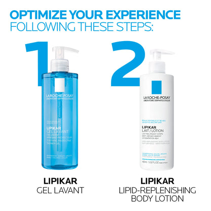 La Roche-Posay Body Wash, Lipikar Cleansing & Moisturizing Gel Body Wash with Shea Butter & Niacinamide for Dry & Sensitive Skin, Soap Free, Paraben Free, 400mL 🍁 All In One Marketplace Canada