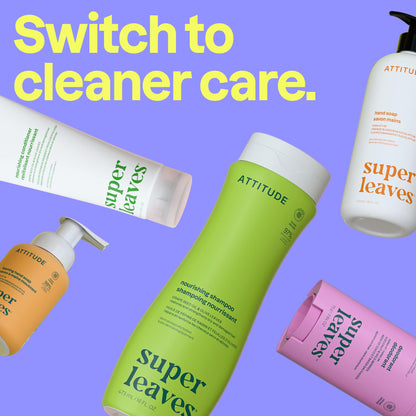 ATTITUDE Liquid Hand Soap, EWG Verified, Plant and Mineral-Based, Vegan Personal Care Products, Unscented, 473 mL (Pack of 3) 🍁 All In One Marketplace Canada