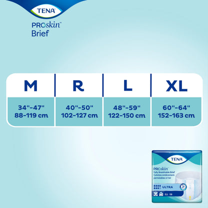 TENA Adult Incontinence, Discrete Disposable, Briefs, Comfortable Fit, Ultra Absorbency, Unisex, Large (L), 40 Count 🍁 All In One Marketplace Canada