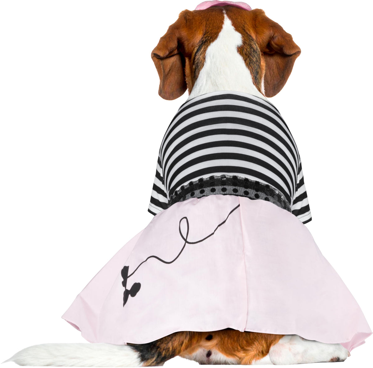 Rubies Costume Co Halloween Classics Collection Pet Costume, Large, 50s Girl Dress