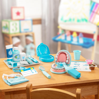 Melissa & Doug Super Smile Dentist Kit with Pretend Play Set of Teeth and Dental Accessories (25 Toy Pieces) Pretend Dentist Play Set, for Kids Ages 3+ 🍁 All In One Marketplace Canada